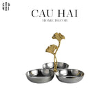 ELYSIAN - ĐĨA PLATINUM DOU GINKGO VERIDIAN-CẬU HAI HOME DECOR