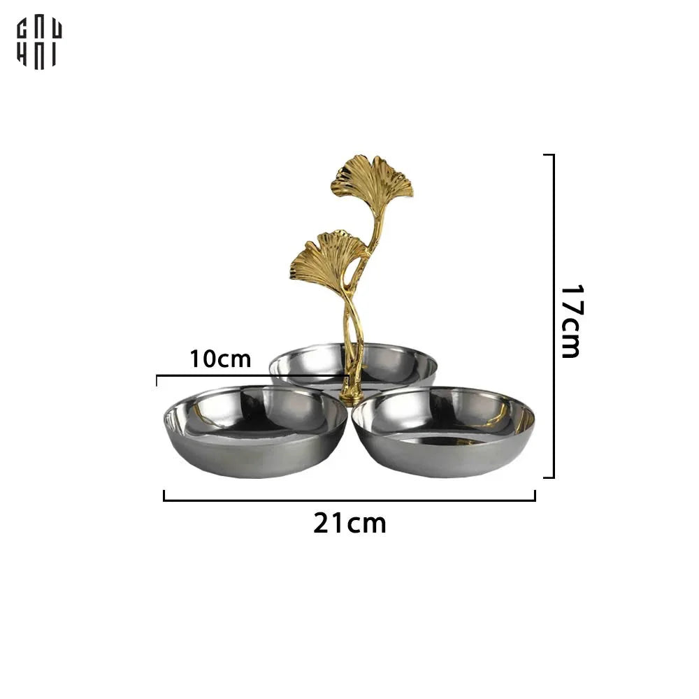 ELYSIAN - ĐĨA PLATINUM DOU GINKGO VERIDIAN-CẬU HAI HOME DECOR