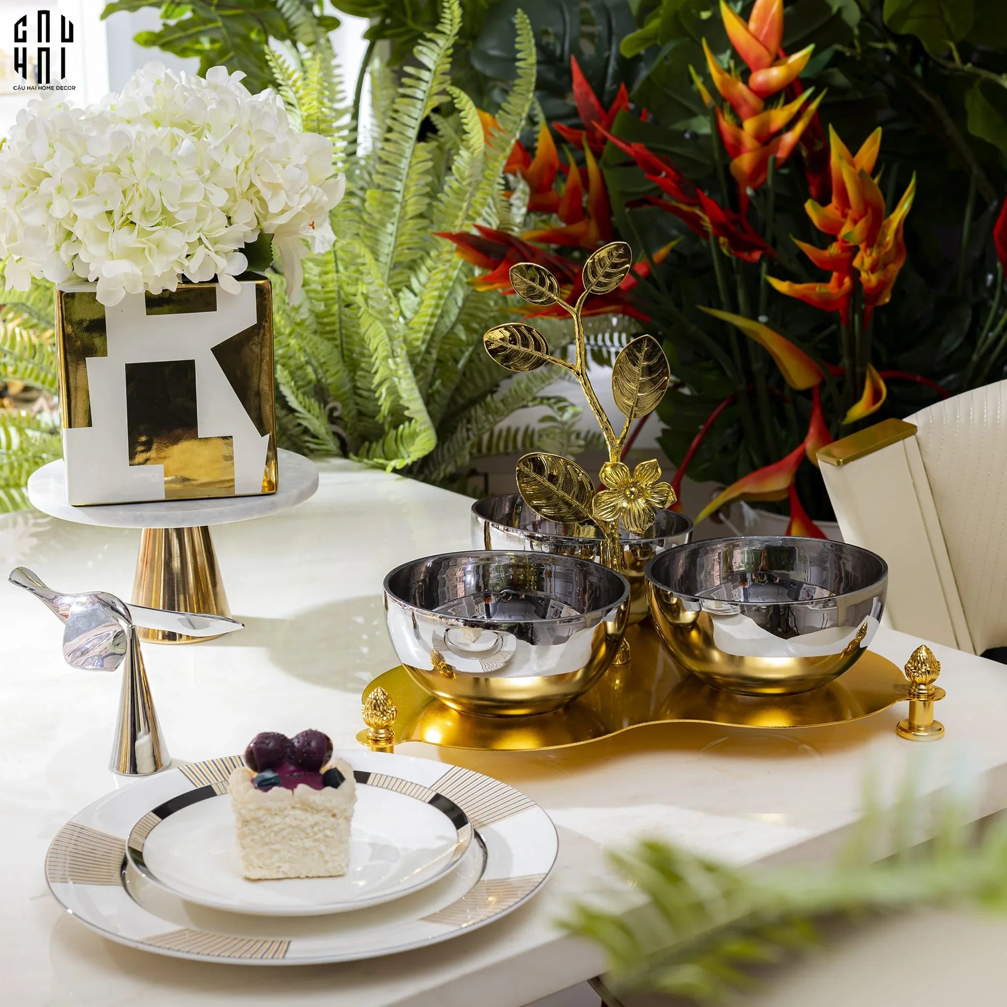 HOME COUTURE - ĐĨA TRÁI CÂY BRASSON ATELIER SS25-CẬU HAI HOME DECOR