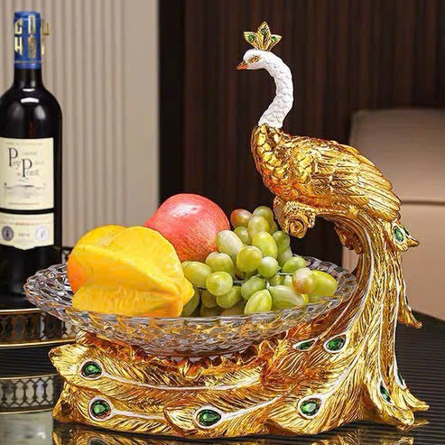 HOME COUTURE - ĐĨA TRÁI CÂY KHỔNG TƯỚC MINH CHÂU SS25-CẬU HAI HOME DECOR