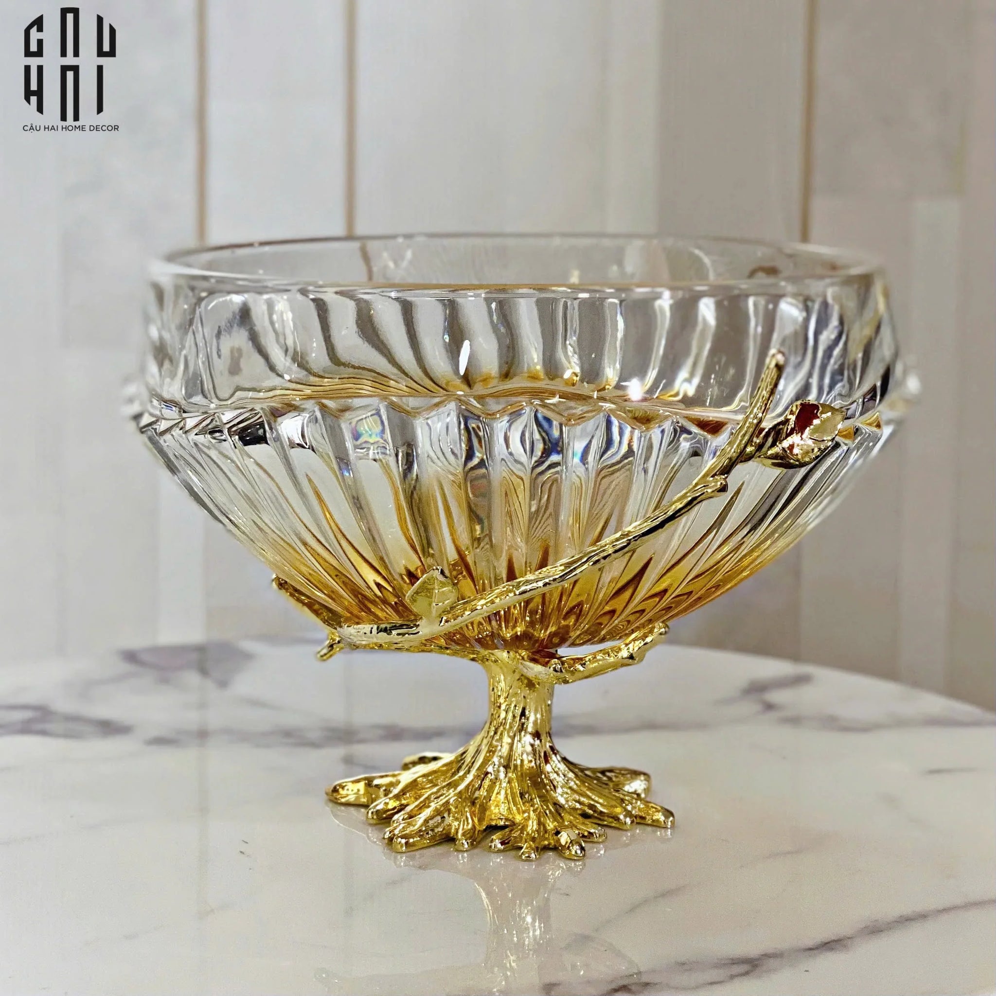 HOME COUTURE - ĐĨA TRÁI CÂY PHA LÊ CRYSTAL TWILIGHT _ SS25-CẬU HAI HOME DECOR