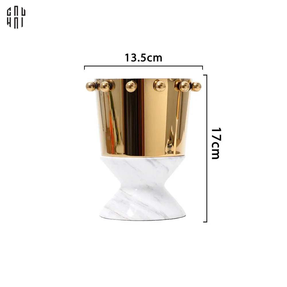 Home Couture - Golden Crown Vessel Ss25 - CẬU HAI HOME DECOR