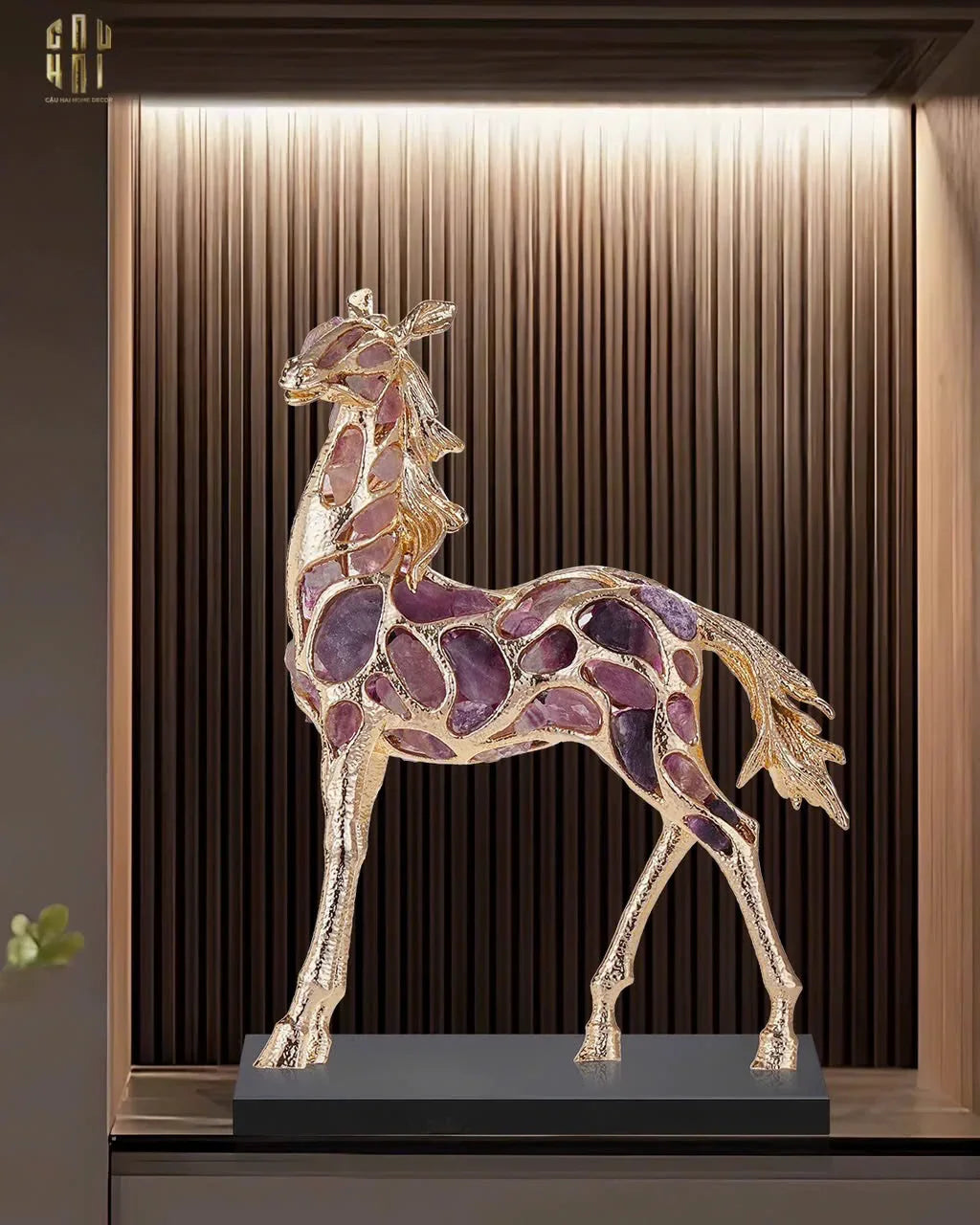 HOME COUTURE - ILLUMINATIAL SENTINEL BRASS JEWELRY SPIRIT - H34-CẬU HAI HOME DECOR