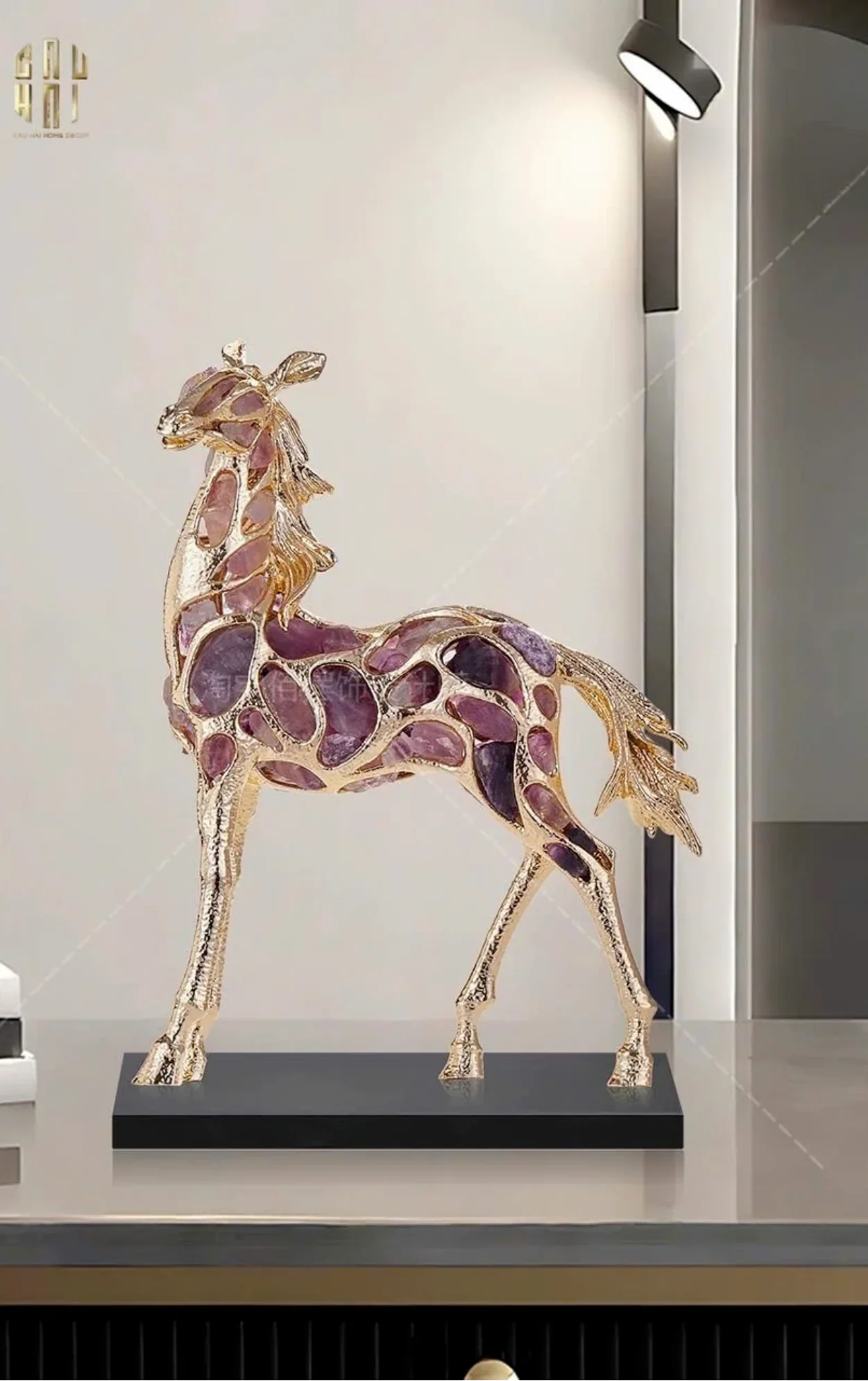 HOME COUTURE - ILLUMINATIAL SENTINEL BRASS JEWELRY SPIRIT - H34-CẬU HAI HOME DECOR