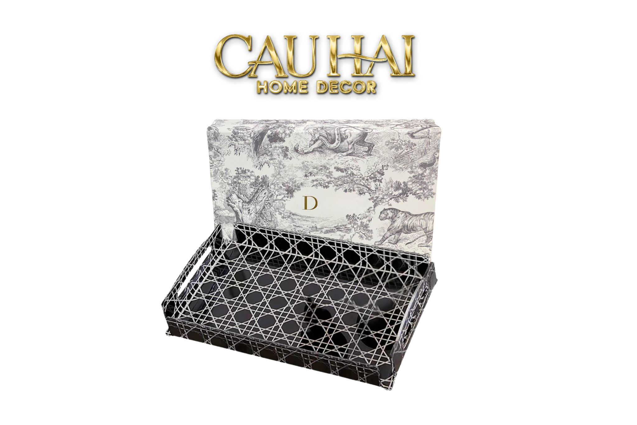 Home Couture - Khay D.O Signature Full Box - CẬU HAI HOME DECOR