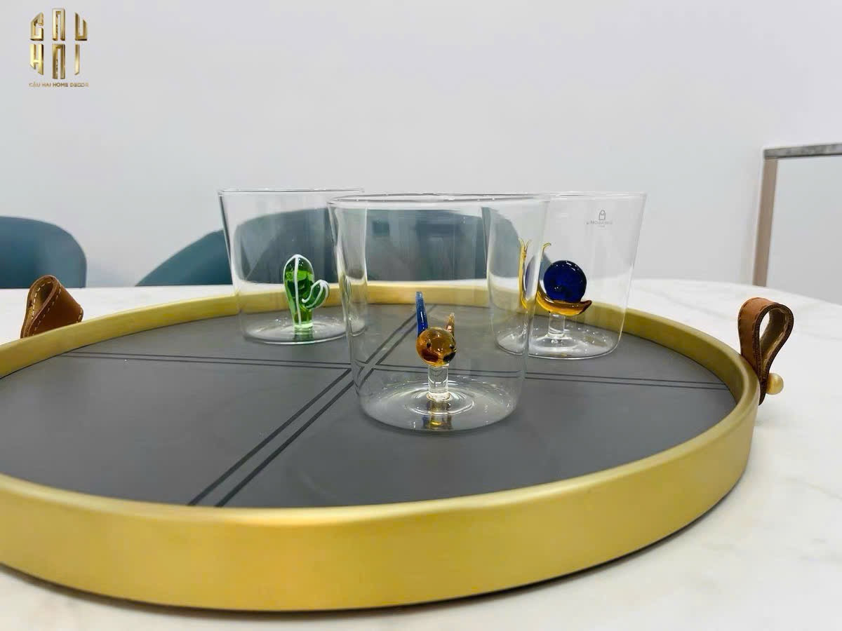 HOME COUTURE - KHAY DA TRÒN GRAY EDIN 36-CẬU HAI HOME DECOR