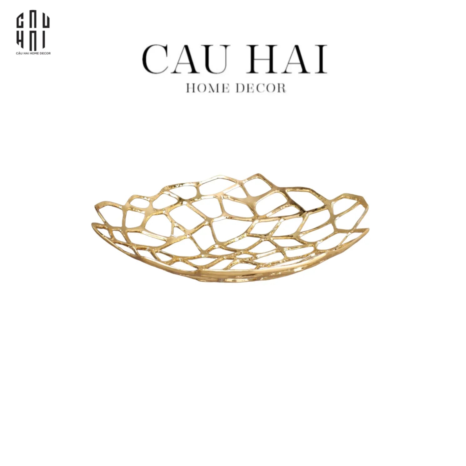 HOME COUTURE - KHAY ĐỒNG GOLDEN GRID-CẬU HAI HOME DECOR