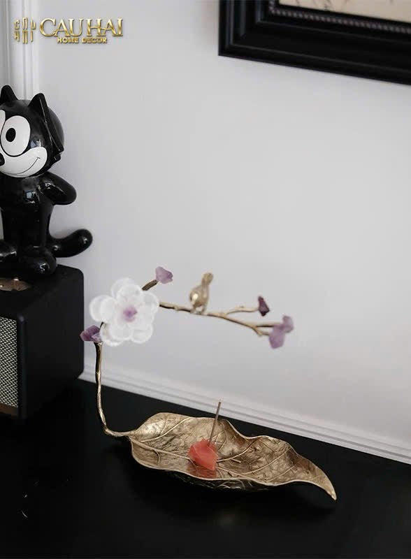 HOME COUTURE - KHAY LÁ ĐỒNG ĐÁ QUÝ CANARY SERENADE-CẬU HAI HOME DECOR