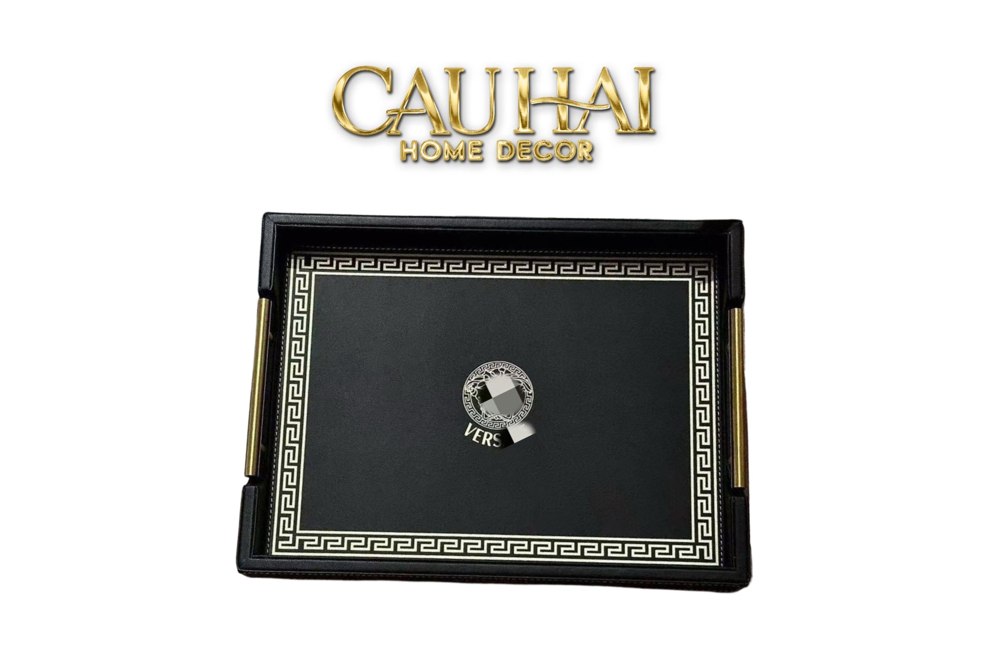 Home Couture - Khay Lux Leather 30X40 Vs Savoir Medusa Atélier - CẬU HAI HOME DECOR