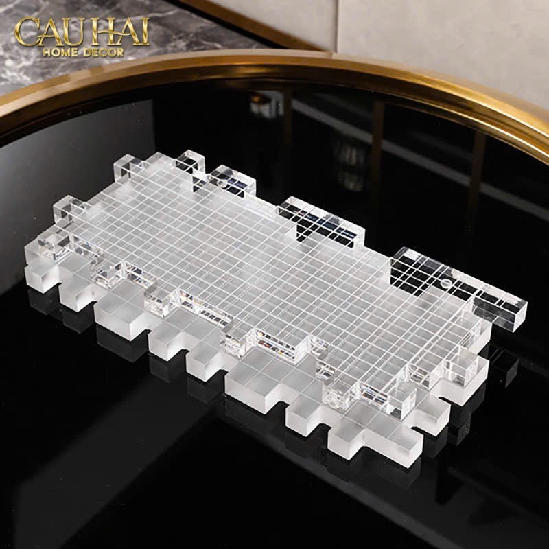 HOME COUTURE - KHAY PHA LÊ CRYSTAL GRID LUXURY D50-CẬU HAI HOME DECOR