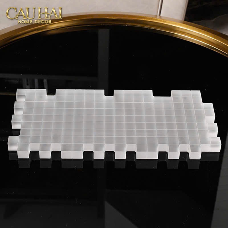 HOME COUTURE - KHAY PHA LÊ CRYSTAL GRID LUXURY D50-CẬU HAI HOME DECOR