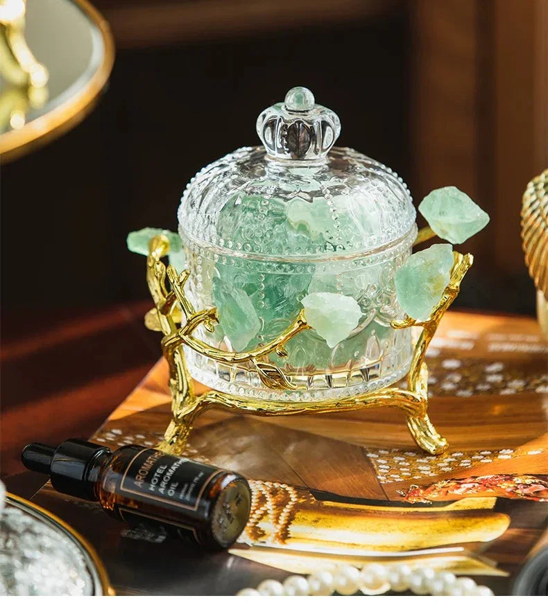 HOME COUTURE - LỌ PHA LÊ ĐÁ QUÝ DELIGHT - AVENTURINE SS25-CẬU HAI HOME DECOR