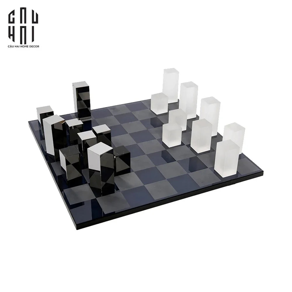 HOME COUTURE - MAJESTIC LUXURY CRYSTAL CHESS BOARD-CẬU HAI HOME DECOR