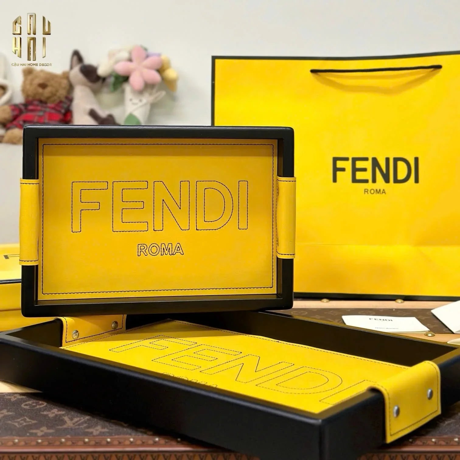 HOME COUTURE - SET 2 KHAY DA CAO CẤP - L'AMOUR BY F.D-CẬU HAI HOME DECOR