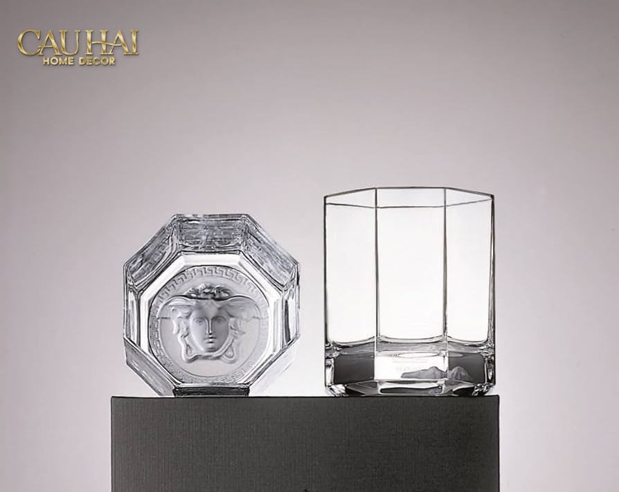 Home Couture - Set 2 Ly Pha Lê Liquor Medusa Vers Atélier - CẬU HAI HOME DECOR