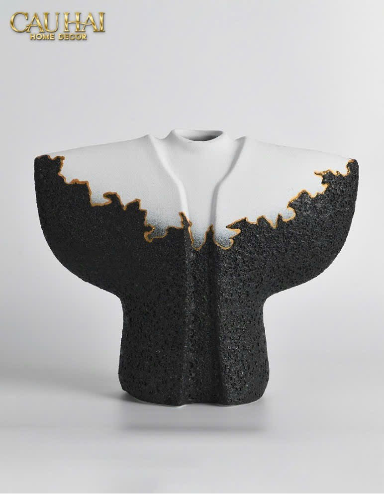 HOME COUTURE - SET 2 TƯỢNG LAVA MANTLE H30/35-CẬU HAI HOME DECOR