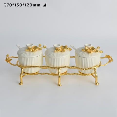 Home Couture - Set 3 Lọ Golden Branch Trilogy - CẬU HAI HOME DECOR