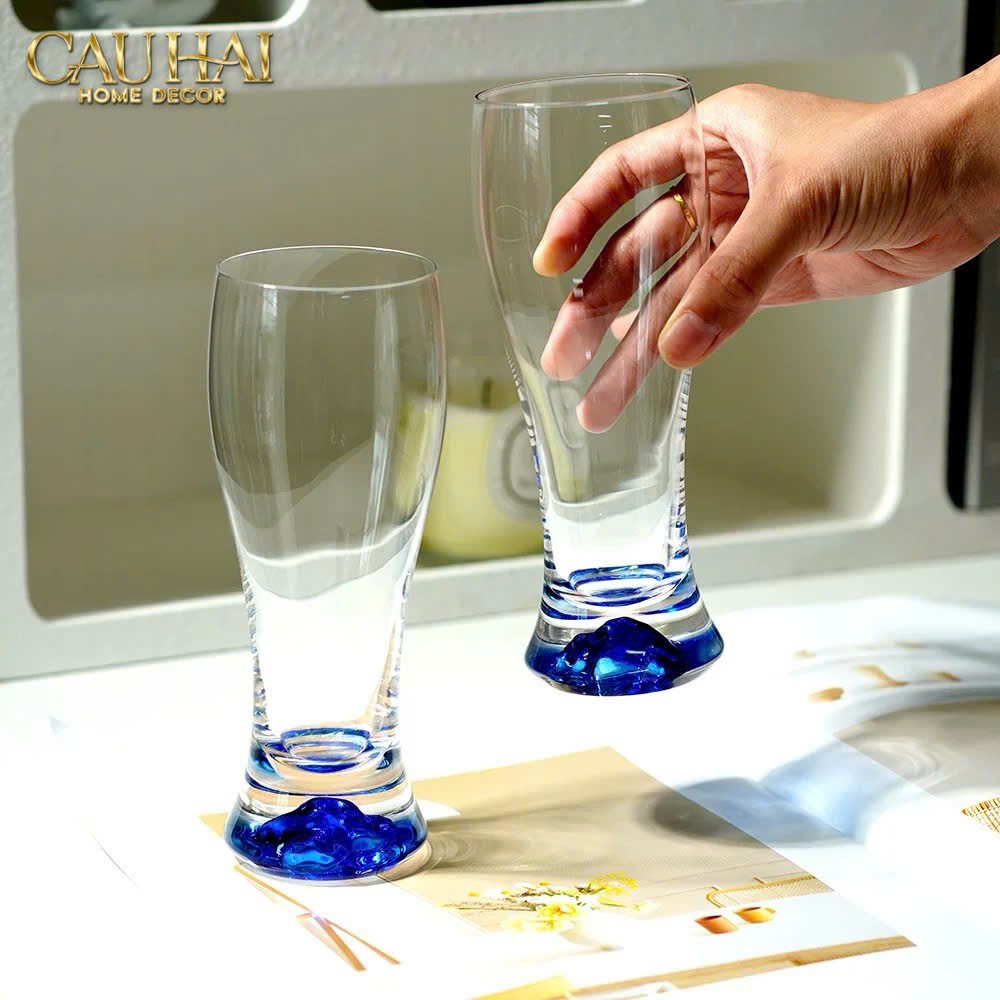 HOME COUTURE - SET 6 LY OCEANAMI & CRYSTAL STEMWARE RACK 320ML-CẬU HAI HOME DECOR