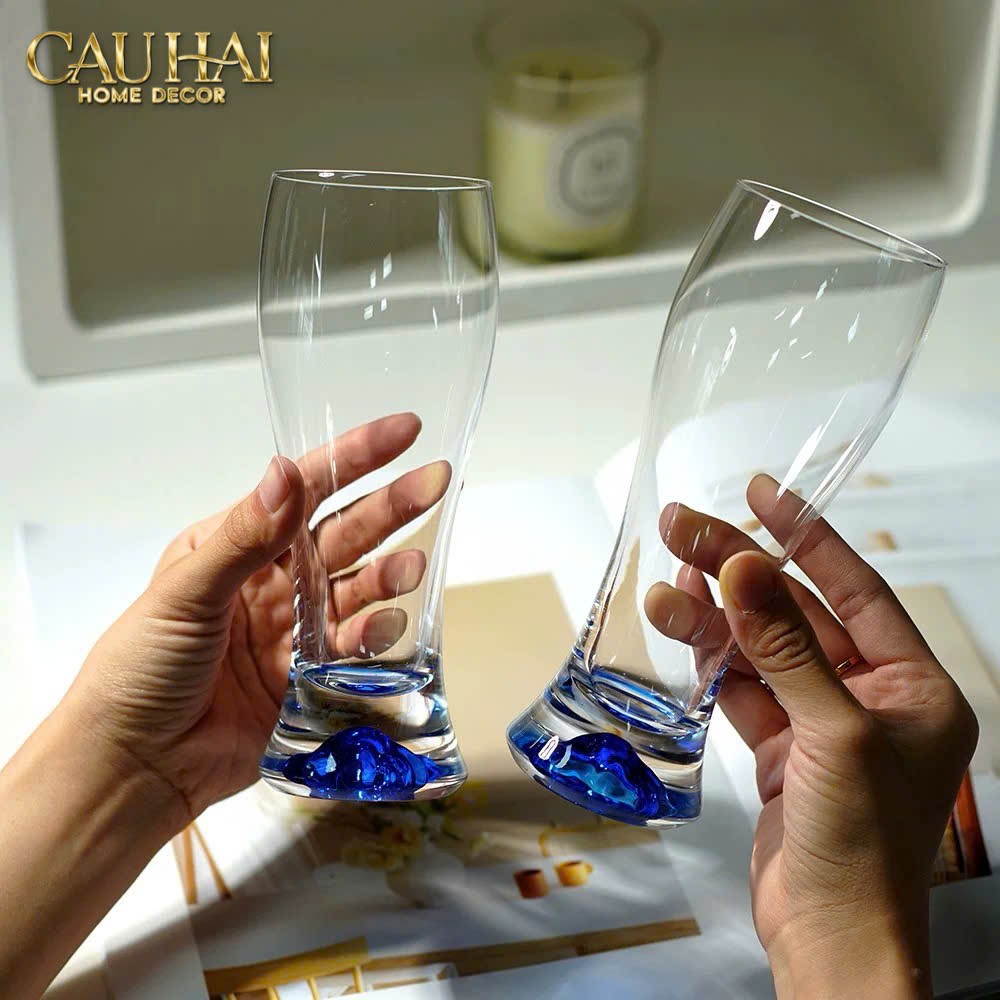 HOME COUTURE - SET 6 LY OCEANAMI & CRYSTAL STEMWARE RACK 320ML-CẬU HAI HOME DECOR