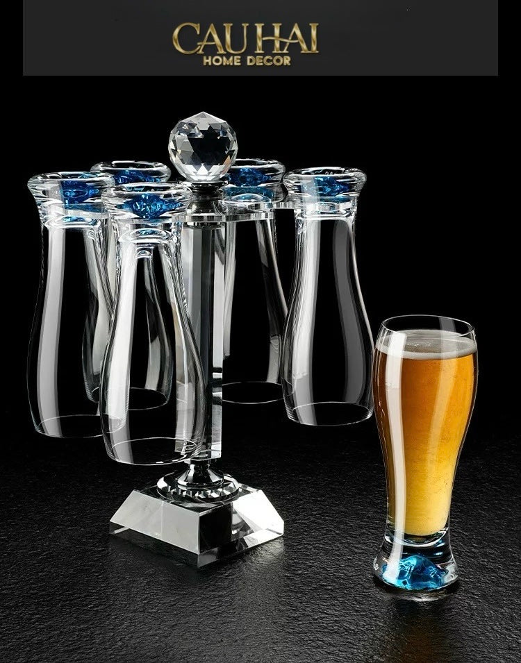 HOME COUTURE - SET 6 LY OCEANAMI & CRYSTAL STEMWARE RACK 320ML-CẬU HAI HOME DECOR