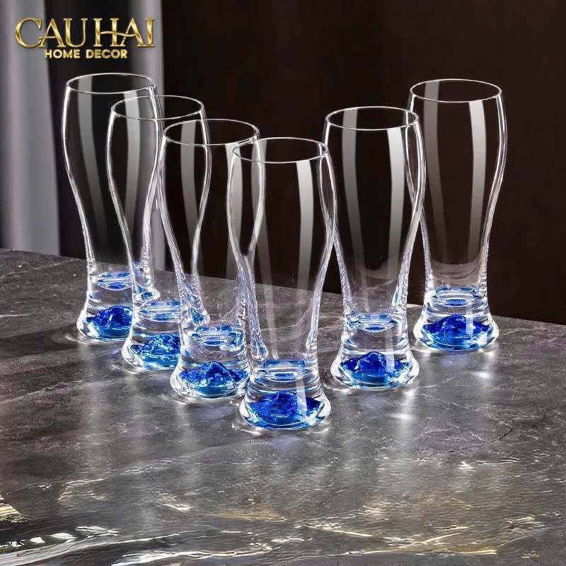 Home Couture - Set 6 Ly Oceanami & Crystal Stemware Rack 320Ml - CẬU HAI HOME DECOR