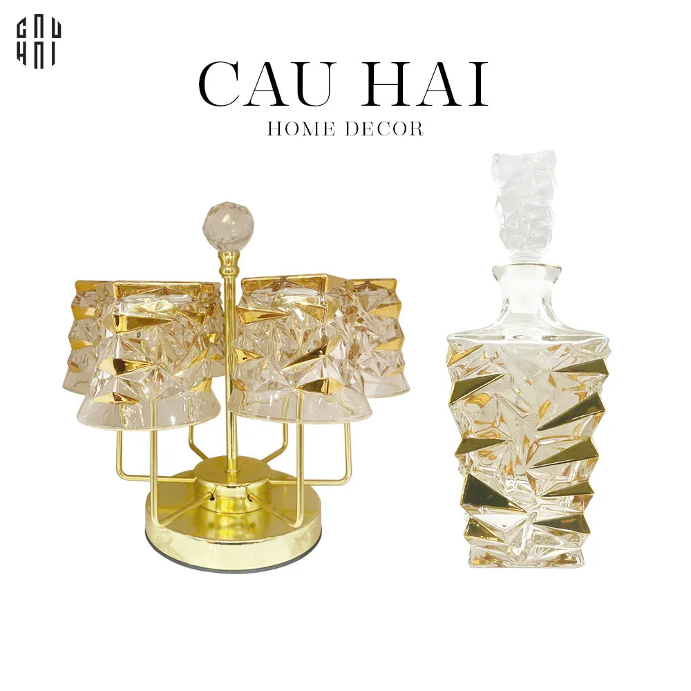 HOME COUTURE - SET BÌNH LIQUOR PHA LÊ L'ÉCLAT DIVINE SS25-CẬU HAI HOME DECOR