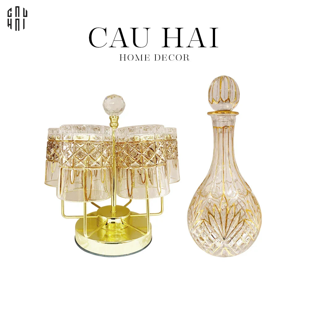 HOME COUTURE - SET BÌNH LIQUOR PHA LÊ L'ÉCLAT DE LOUIS SS25-CẬU HAI HOME DECOR