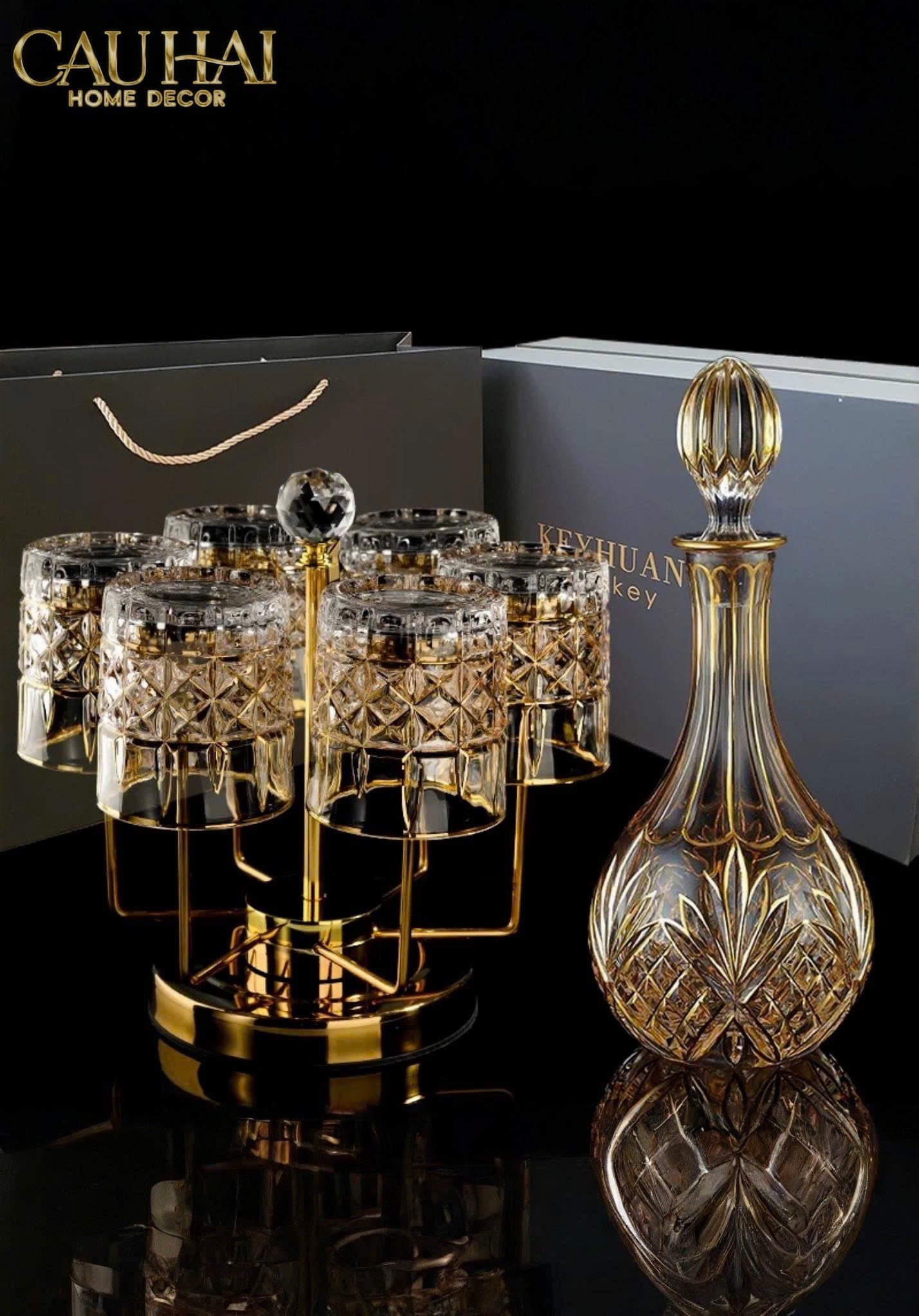 HOME COUTURE - SET BÌNH LIQUOR PHA LÊ L'ÉCLAT DE LOUIS SS25-CẬU HAI HOME DECOR