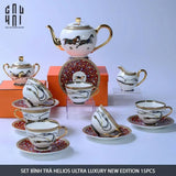 HOME COUTURE - SET BÌNH TRÀ "HÉRITAGE À BRIDE ROYALE ÉLITAIRE" 15PCS SS26-CẬU HAI HOME DECOR
