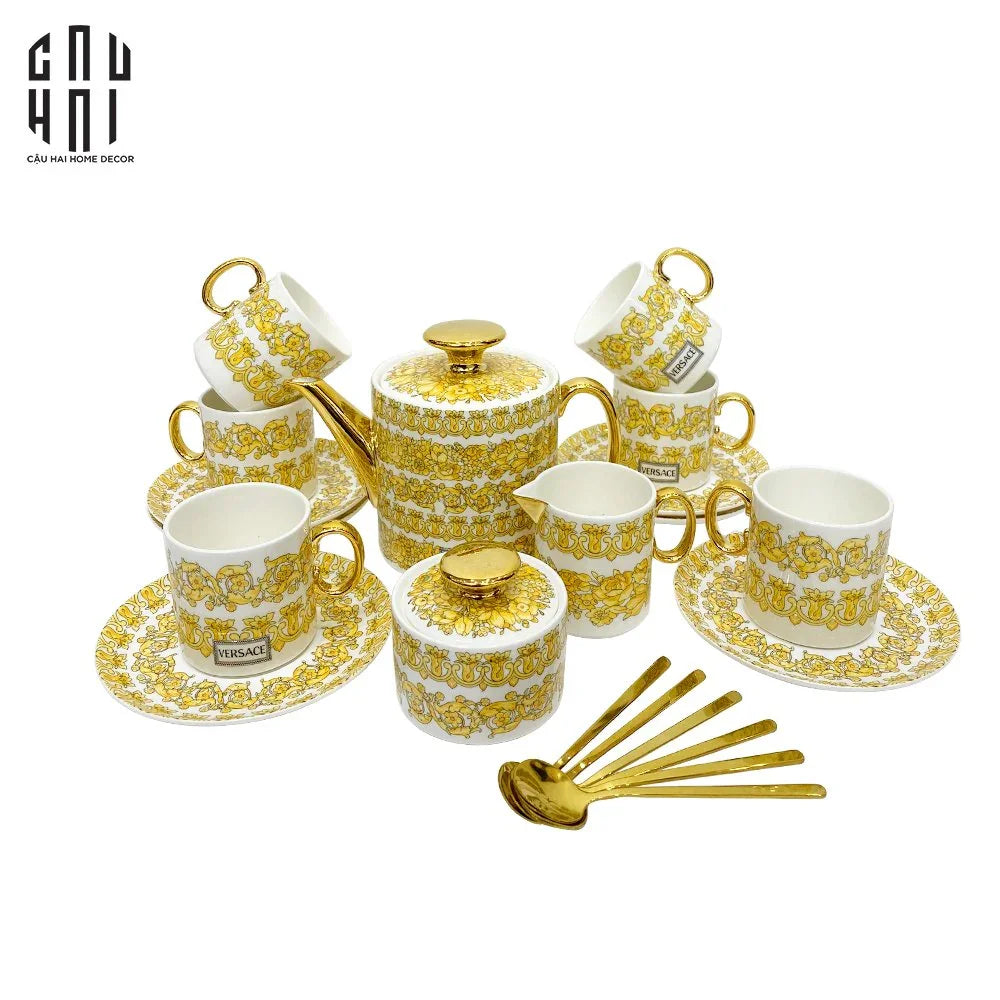 HOME COUTURE - SET BÌNH TRÀ MEDUSA RHAPSODY 21PCS SS25-CẬU HAI HOME DECOR