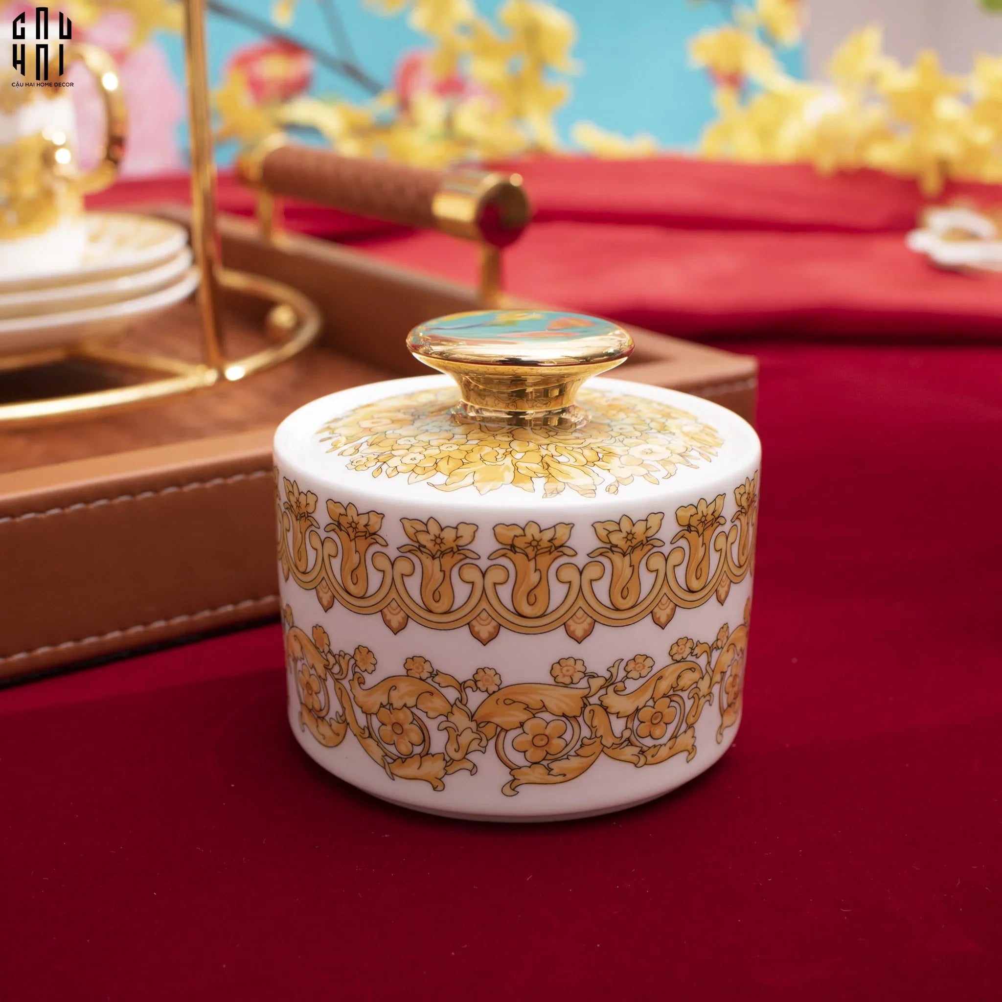 HOME COUTURE - SET BÌNH TRÀ MEDUSA RHAPSODY 21PCS SS25-CẬU HAI HOME DECOR