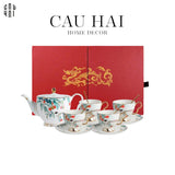 HOME COUTURE - SET BÌNH TRÀ THIÊN PHÚC 13PCS-CẬU HAI HOME DECOR