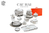 HOME COUTURE - SET CHÉN DĨA KINGSTON 60PCS SS25-CẬU HAI HOME DECOR