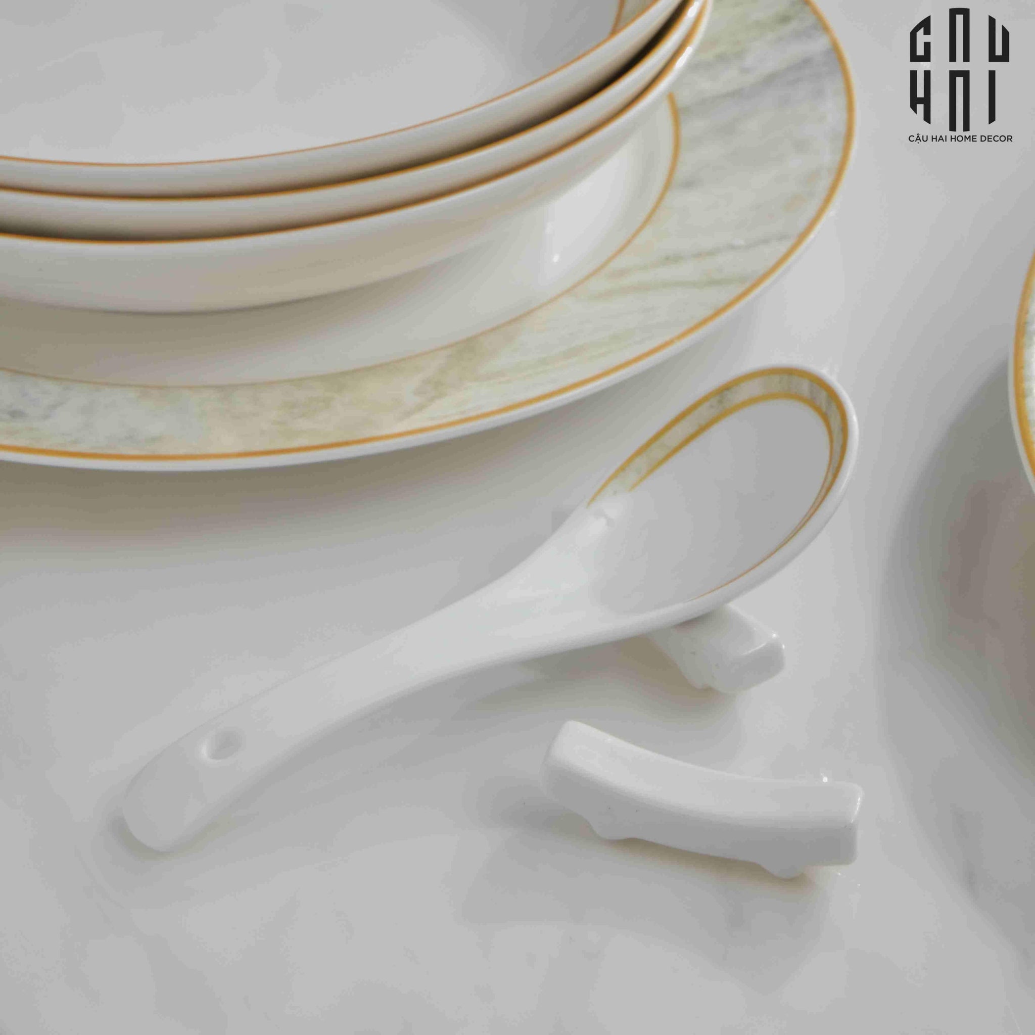 HOME COUTURE - SET CHÉN DĨA LA SATURNE D'OR 58PCS SS25-CẬU HAI HOME DECOR