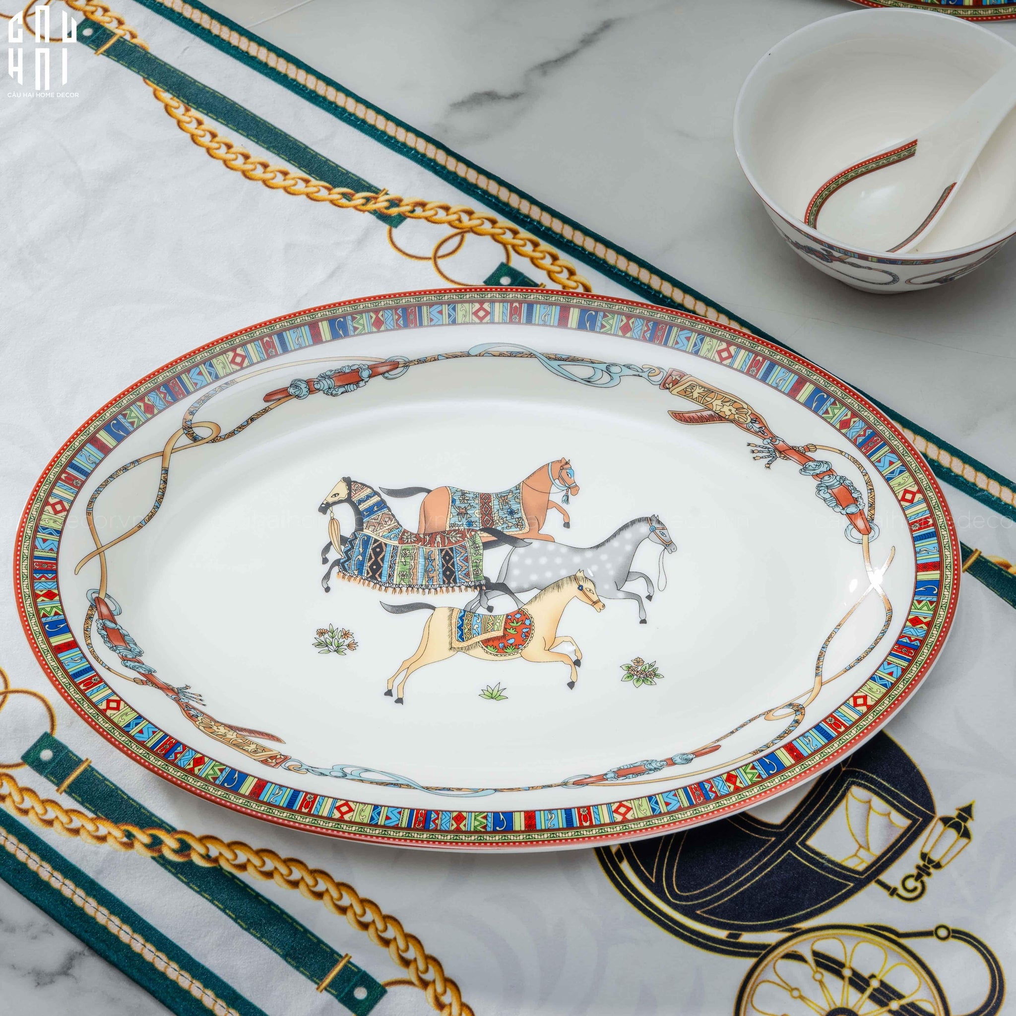 HOME COUTURE - SET CHÉN DĨA LEGACY PREMIUM 56PCS SS25-CẬU HAI HOME DECOR