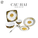 HOME COUTURE - SET CHÉN DĨA PALAIS DE MÉDUSE 8PCS SS25-CẬU HAI HOME DECOR