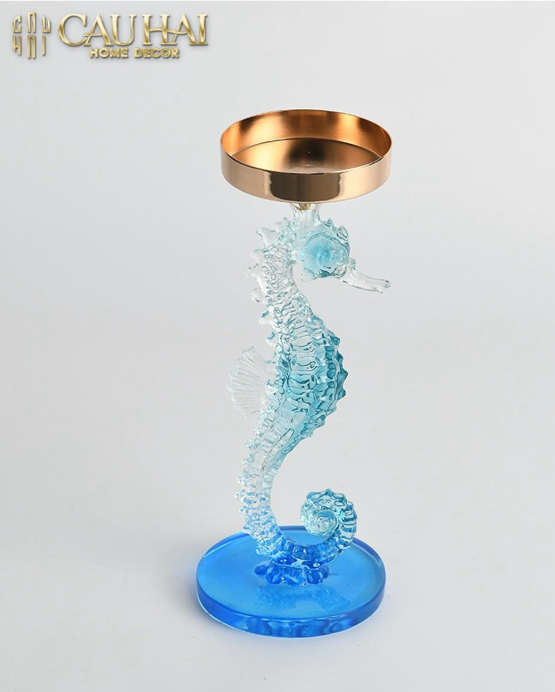 HOME COUTURE - SET ĐẾ NẾN SEAHORSE DUO-CẬU HAI HOME DECOR