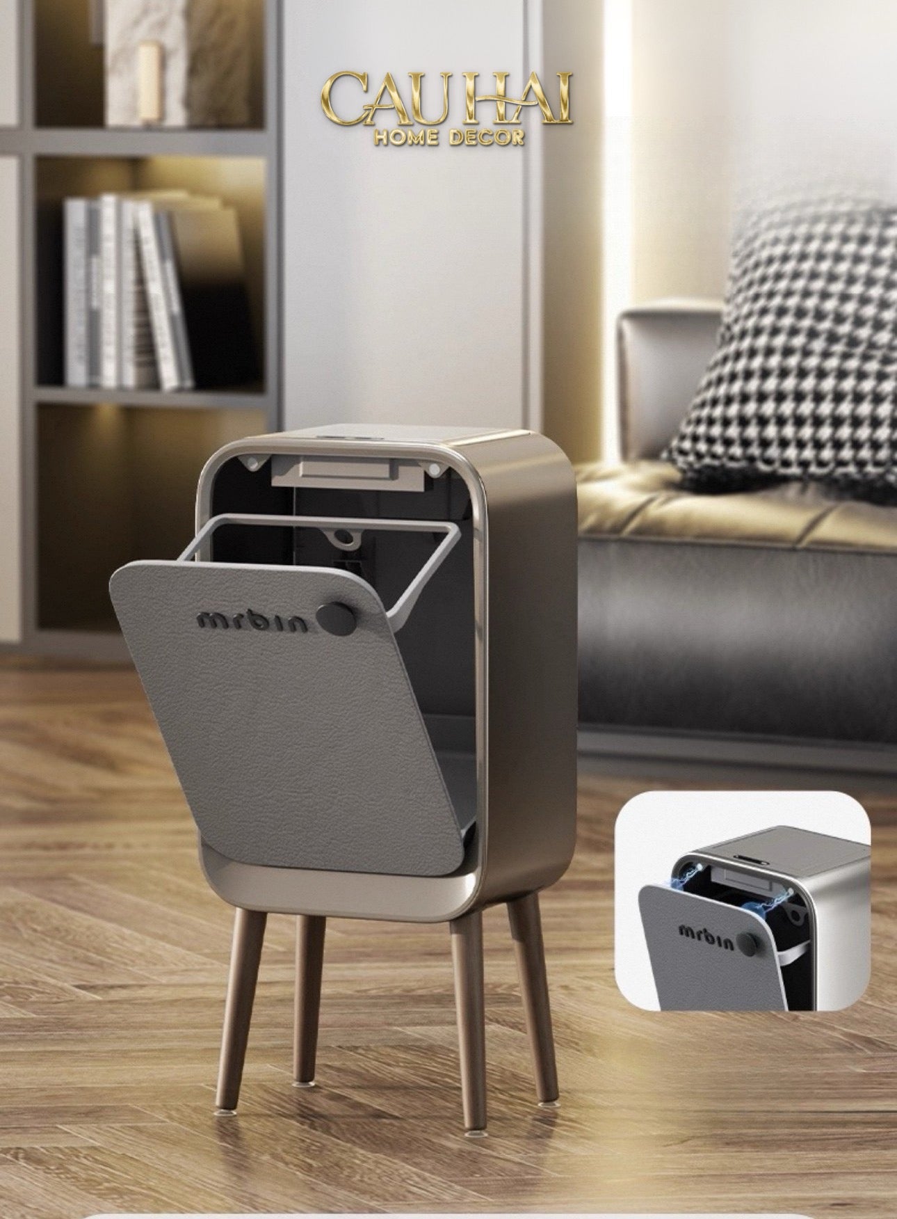 HOME COUTURE - THÙNG RÁC MR BIN AUTOMATIC 20L-CẬU HAI HOME DECOR