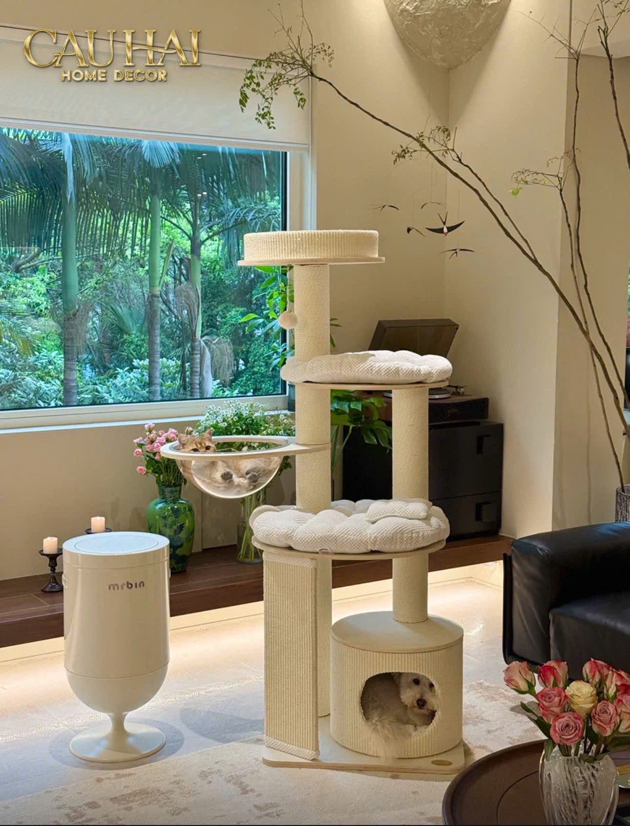 Home Couture - Thùng Rác Premium Automatic Opal Chalice Mr Bin 20L - CẬU HAI HOME DECOR