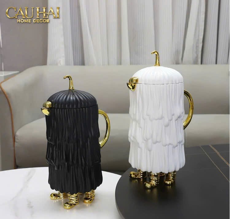 HOME COUTURE - TƯỢNG TOUCH DOG CANISTER-CẬU HAI HOME DECOR