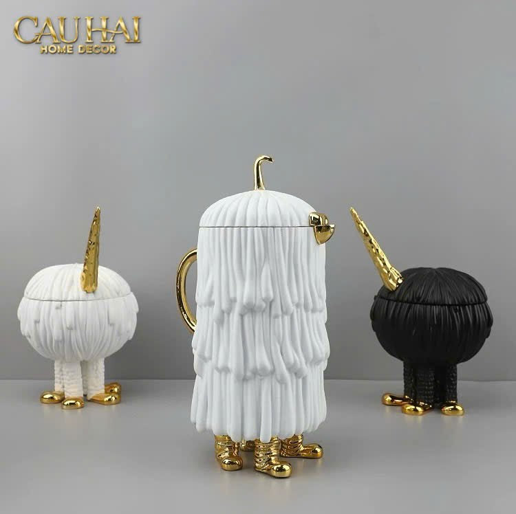 HOME COUTURE - TƯỢNG TOUCH DOG CANISTER-CẬU HAI HOME DECOR
