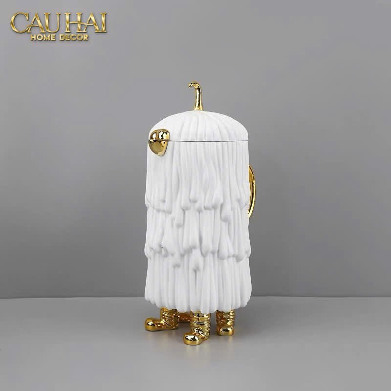 HOME COUTURE - TƯỢNG TOUCH DOG CANISTER-CẬU HAI HOME DECOR