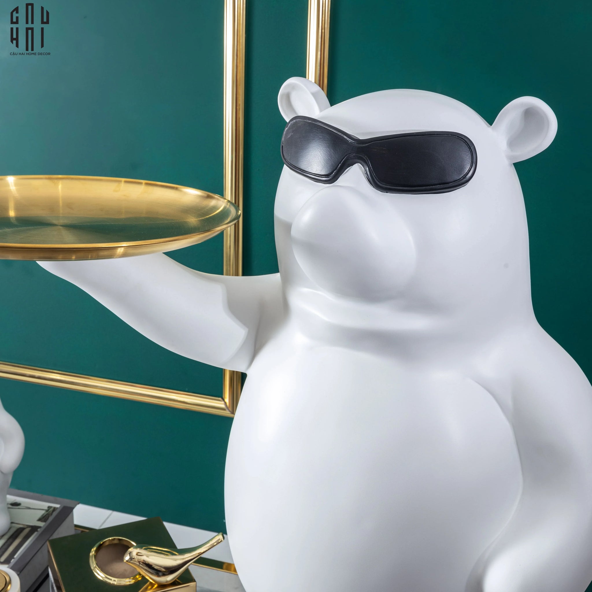 HOME COUTURE - TƯỢNG BIG BOSS BEAR 68 SS25-CẬU HAI HOME DECOR