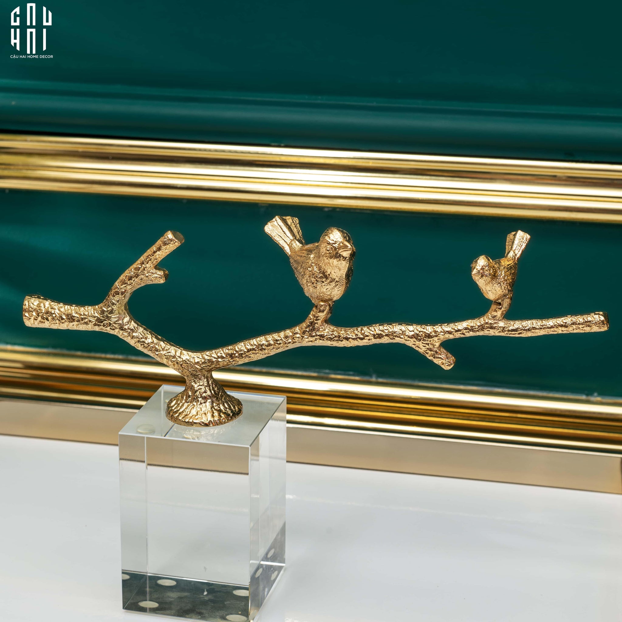 HOME COUTURE - TƯỢNG BRASSON CRYSTAL FOUR SEASONS BIRD SS25-CẬU HAI HOME DECOR