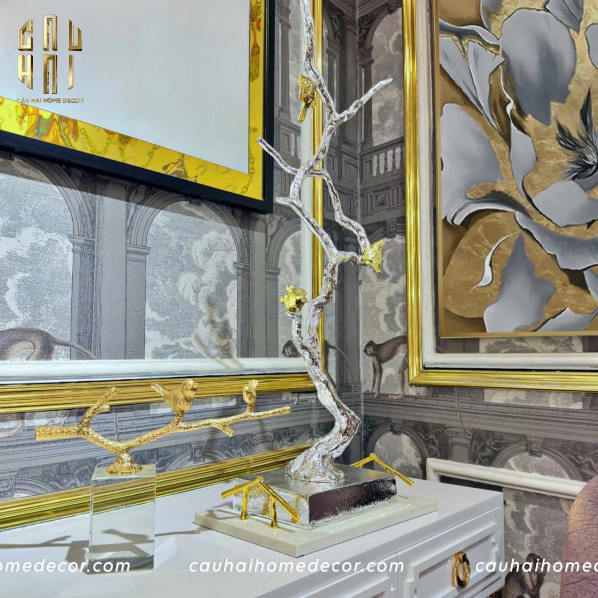 HOME COUTURE - TƯỢNG CÂY PLATINUM IMPERIAL JARDIN SS25-CẬU HAI HOME DECOR