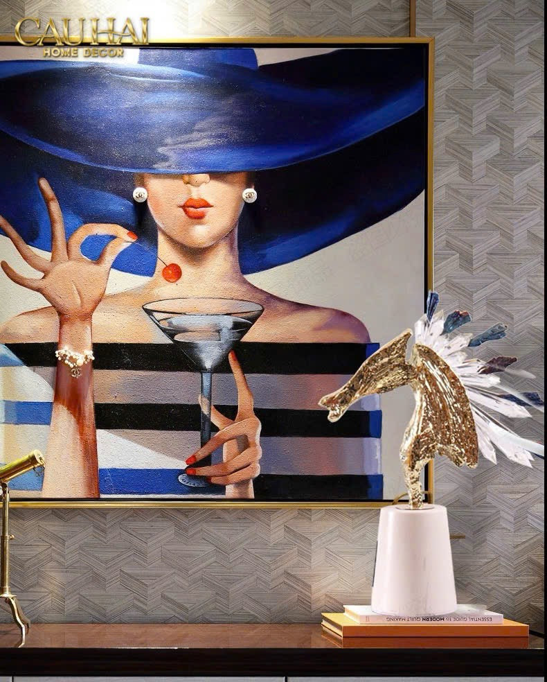 HOME COUTURE - TƯỢNG CHIẾN MÃ HOÀNG GIA ULTIMATE QUARTZ PALADIN-CẬU HAI HOME DECOR