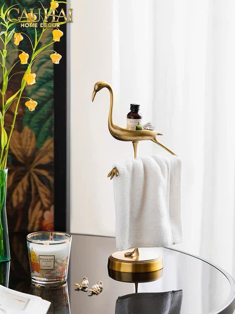 HOME COUTURE - TƯỢNG ĐỒNG FLAMINGO HEALING GUARDIAN-CẬU HAI HOME DECOR