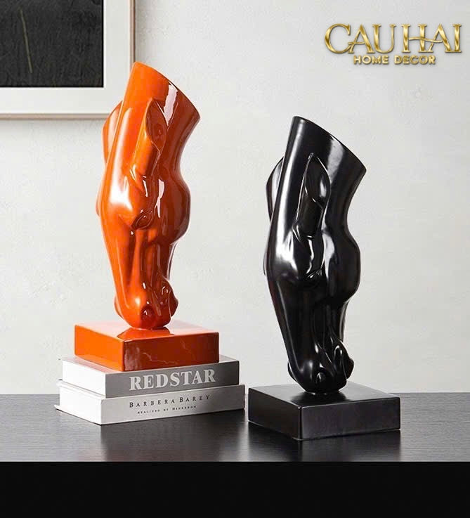 Home Couture - Tượng Ngựa Bình Hoa Tête De Cheval Savoir Atélier Vessel H49 - CẬU HAI HOME DECOR