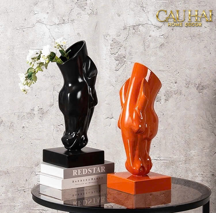 Home Couture - Tượng Ngựa Bình Hoa Tête De Cheval Savoir Atélier Vessel H49 - CẬU HAI HOME DECOR