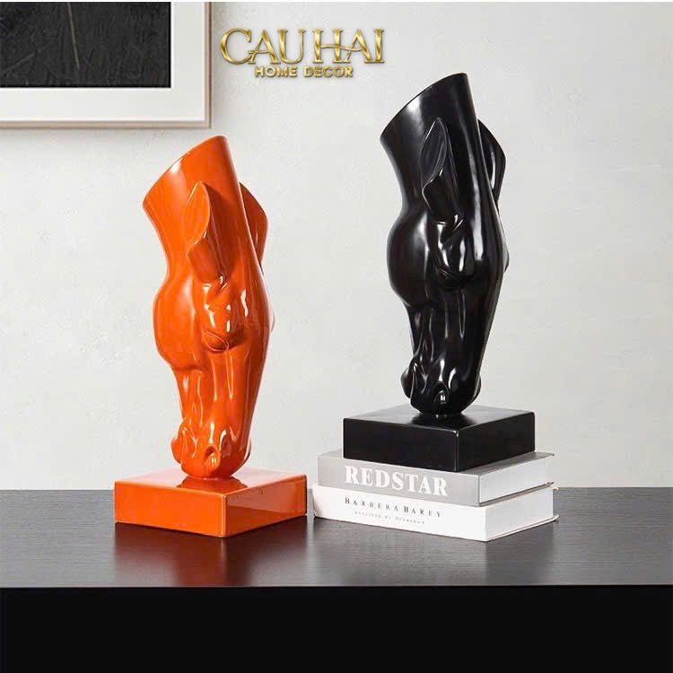 Home Couture - Tượng Ngựa Bình Hoa Tête De Cheval Savoir Atélier Vessel H49 - CẬU HAI HOME DECOR